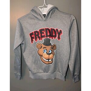 Five Nights At Freddy's Boys LS Hoodie Sweatshirt Graphic Gaming Size Medium 8